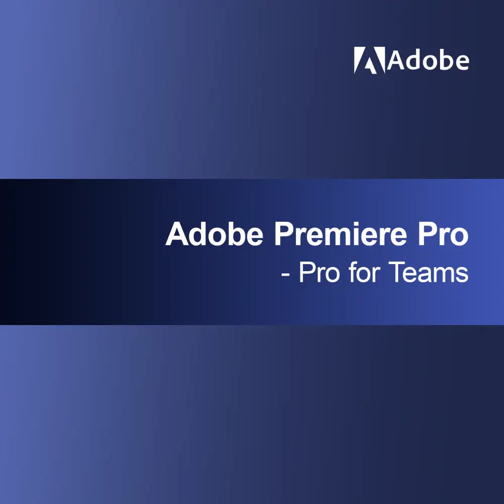 Adobe Premiere Pro - Pro för team
