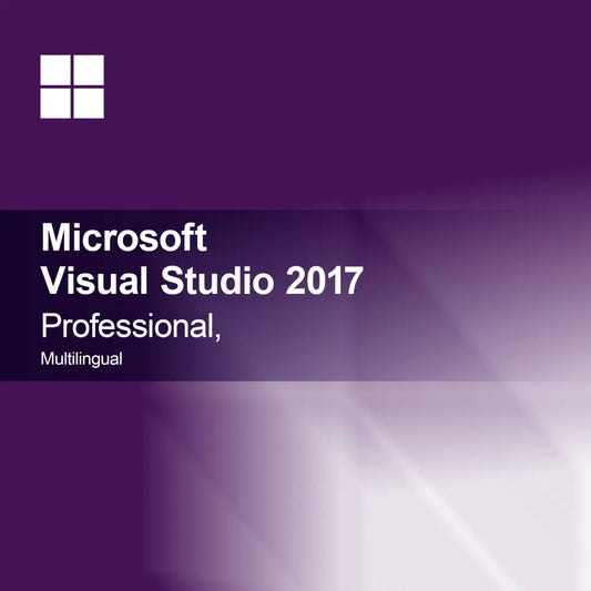 Microsoft Visual Studio 2017 Professional, flerspråkig