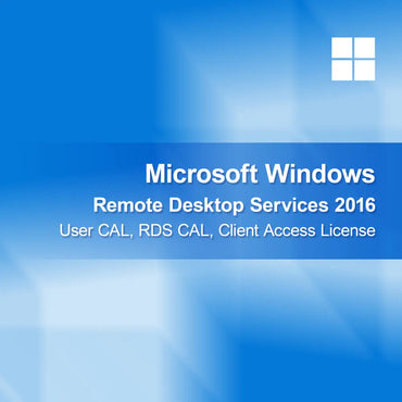 Microsoft Windows Remote Desktop Services 2016 Användar-CAL, RDS CAL, Klientåtkomstlicens