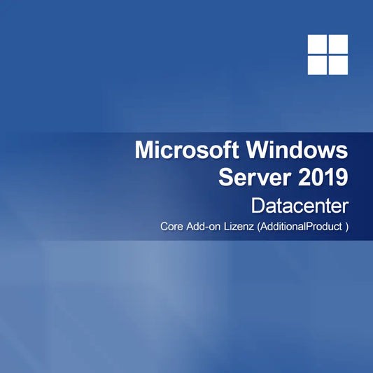 Microsoft Windows Server 2019 Datacenter - Core Add-on-licens (AdditionalProduct)