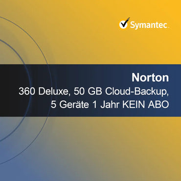 Norton 360 Deluxe, 50 GB molnbackup, 5 enheter 1 år INGET ABONNEMANG