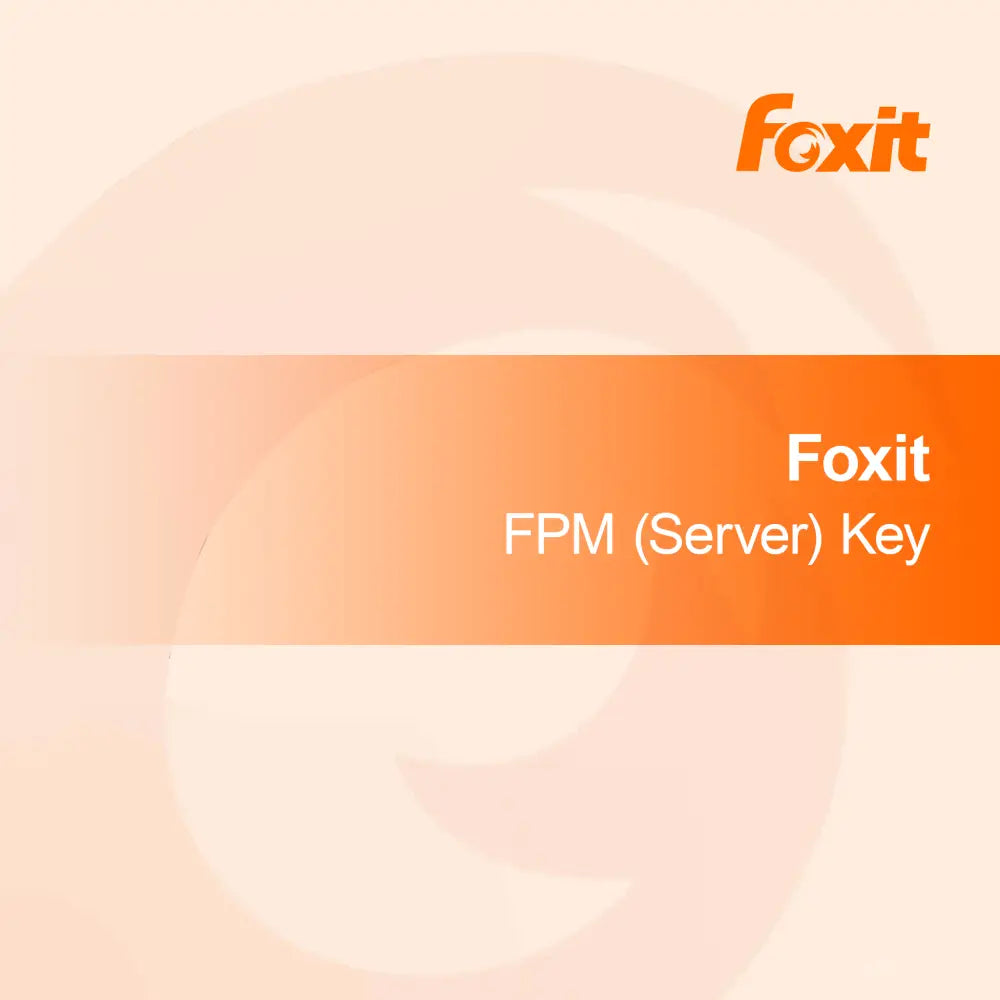 Foxit FPM (Server) Nyckel