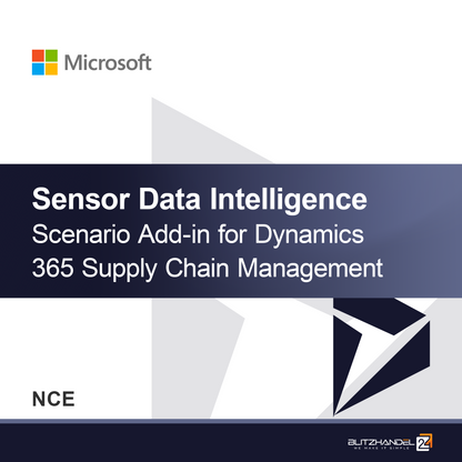Sensor Data Intelligence Scenario-tillägg för Dynamics 365 Supply Chain Management (NCE)